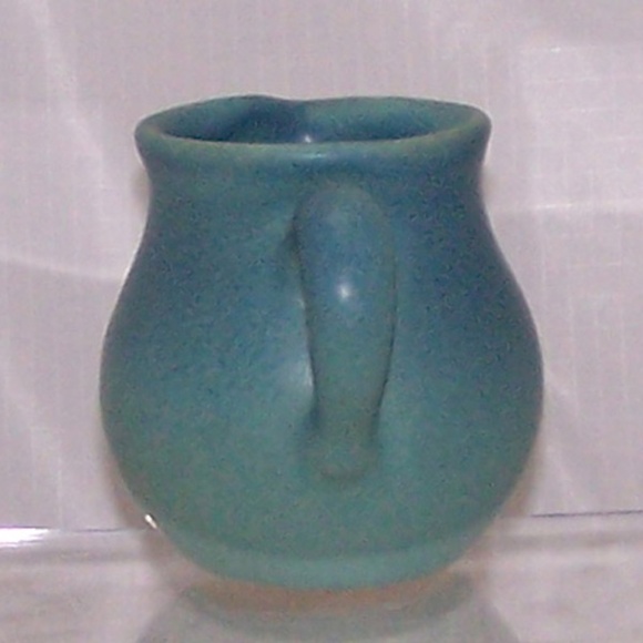 VTG Small Blue Creamer, Signed - Picture 4 of 8